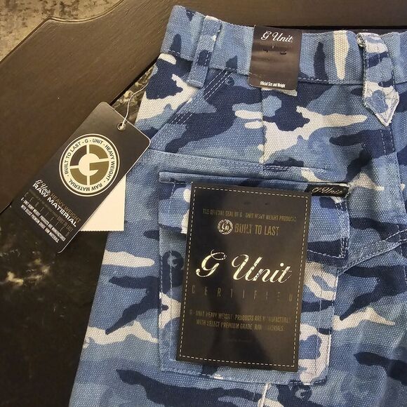 G Unit Y2K Camouflage Camo Military Field Pants Sz 14 (28) Vintage 50 Cent Jeans - Picture 4 of 7